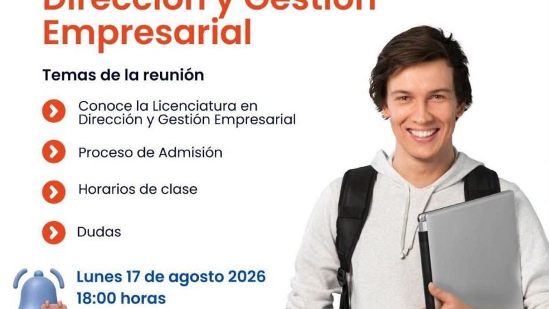 UASLP fortalece su oferta educativa con la Licenciatura en Dirección y Gestión Empresarial con modalidad en línea.