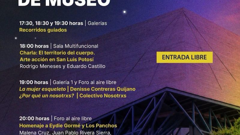 MUNI abre sus puertas a una noche de arte, performance y música con entrada libre