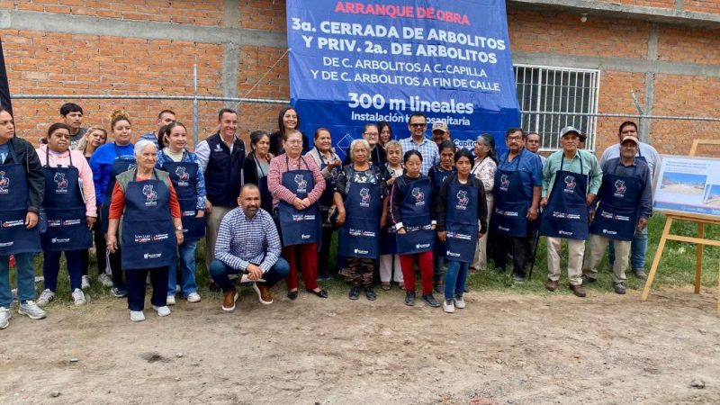 Gobierno de la Capital inicia nueva red de agua y drenaje en Tercera Grande