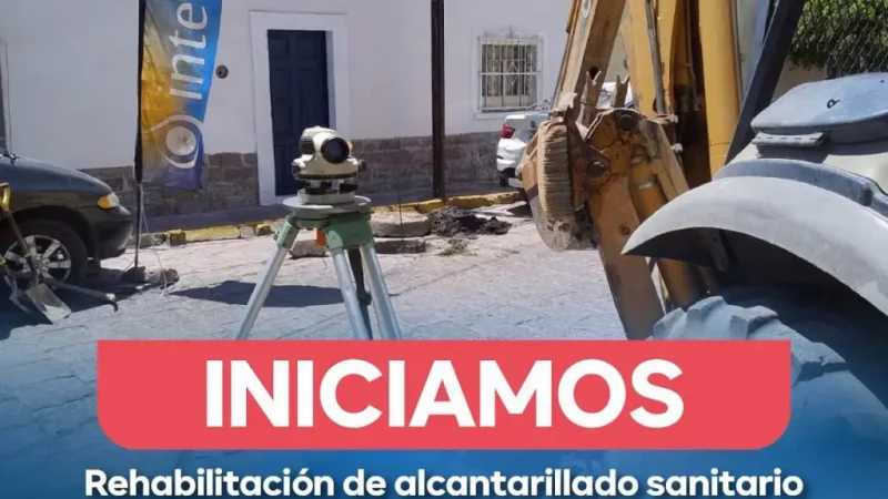 Interapas comienza rehabilitación sanitaria en el Callejón de Alvarado