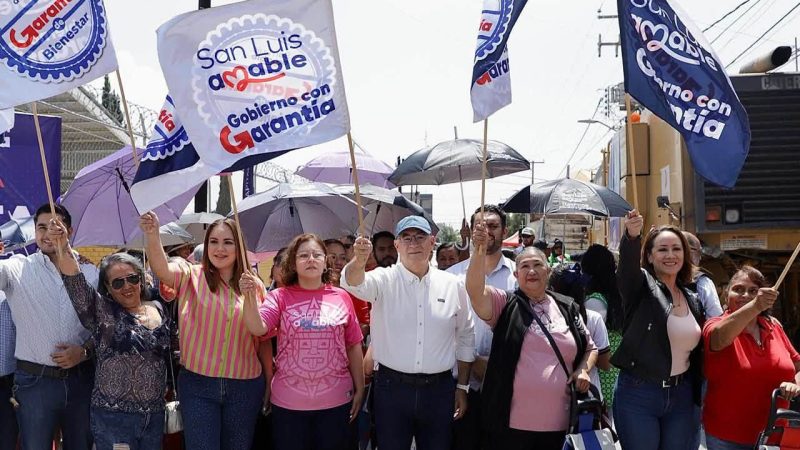 Enrique Galindo pone en marcha rehabilitación vial de Amatista