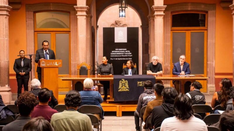 Mito y pensamiento, ejes principales de reflexión y diálogo internacional entre especialistas en la UASLP.