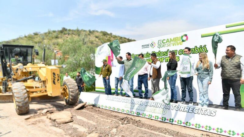 EL GOBERNADOR RICARDO GALLARDO HACE REALIDAD EL CAMINO A TORRECITAS, OBRA ESPERADA POR AÑOS
