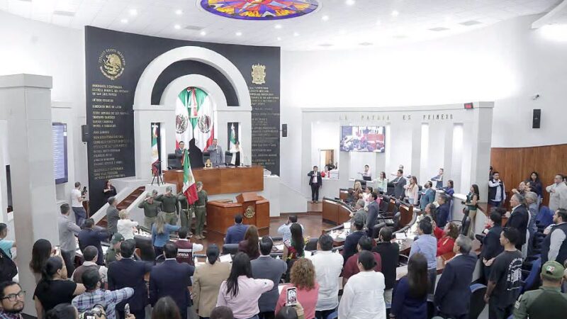 LXIV LEGISLATURA DEL CONGRESO DEL ESTADO ABRE SU PRIMER PERIODO ORDINARIO DE SESIONES, CORRESPONDIENTE AL TERCER AÑO DE EJERCICIO CONSTITUCIONAL.