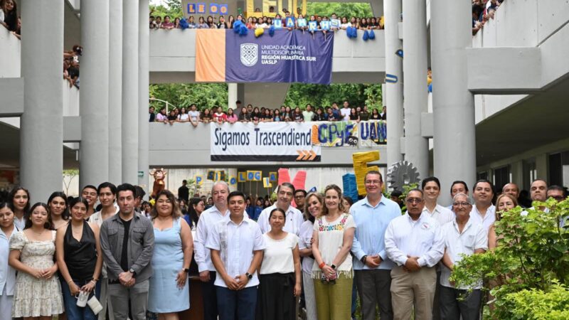UASLP celebra 14 años de presencia universitaria en la Huasteca Sur.
