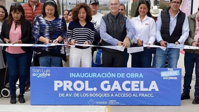 ENRIQUE GALINDO ENTREGA NUEVA OBRA VIAL EN EL NORTE DE LA CIUDAD