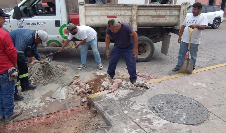 Gobierno de la Capital mejora accesibilidad peatonal en Carranza y Reforma