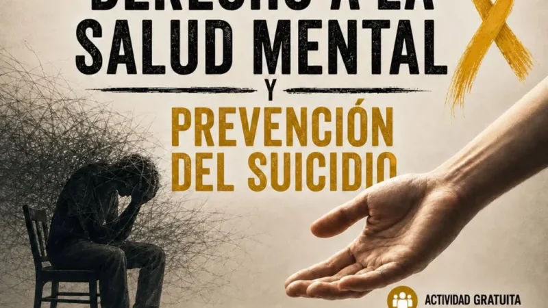 Gobierno de la Capital invita a plática «Derecho a la Salud Mental y Prevención del Suicidio»