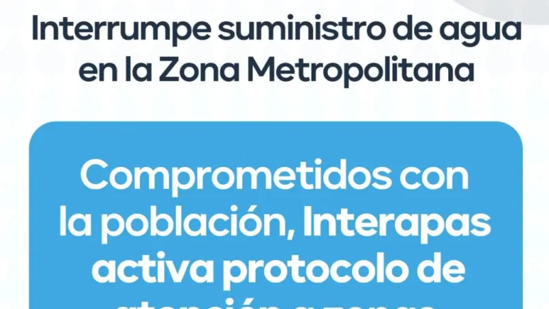 Interrumpe El Realito, suministro de agua a la ciudad capital.