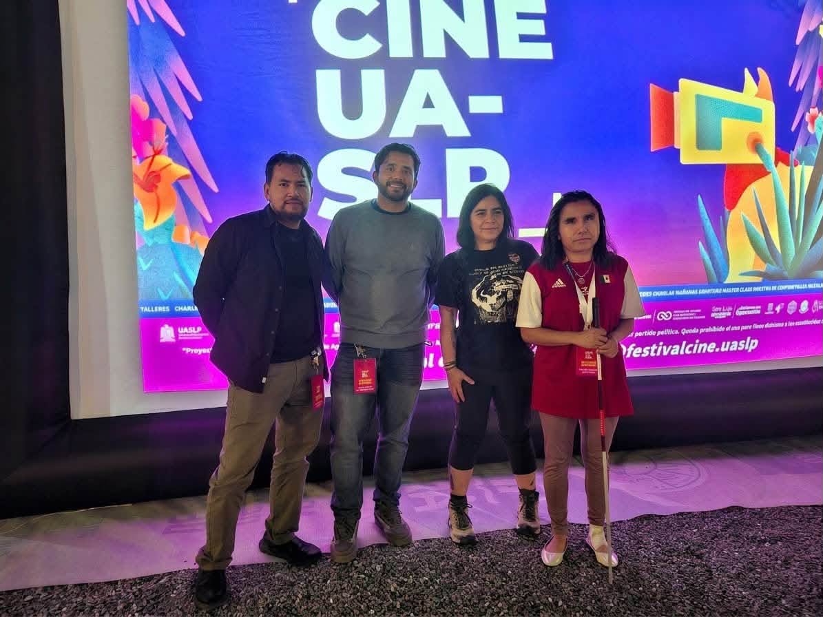 UASLP abre espacio a películas accesibles para personas con discapacidad visual y auditiva en su 9º. Festival de Cine.