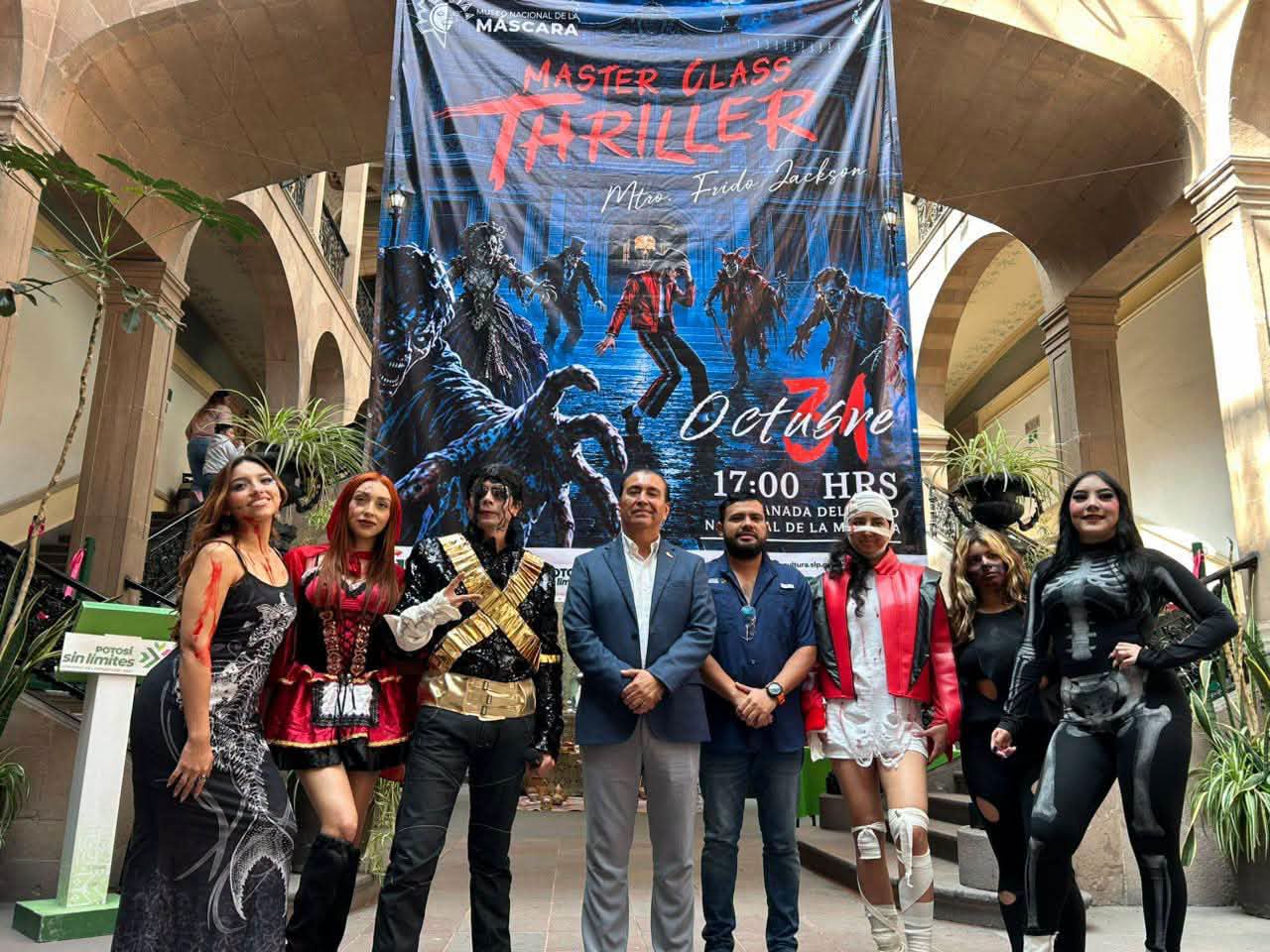 MUSEO NACIONAL DE LA MÁSCARA ABRE SU EXPLANADA AL BAILE CON “THRILLER”