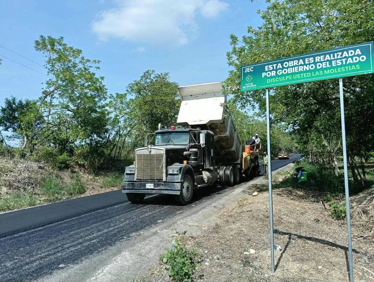 GOBIERNO DEL ESTATADO CONCLUIRÁ ESTE MES EL CAMINO TRES PALMAS–EL HUAYAL