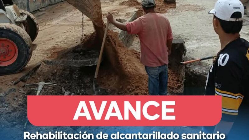 Continúan obras sanitarias de Interapas en seis colonias