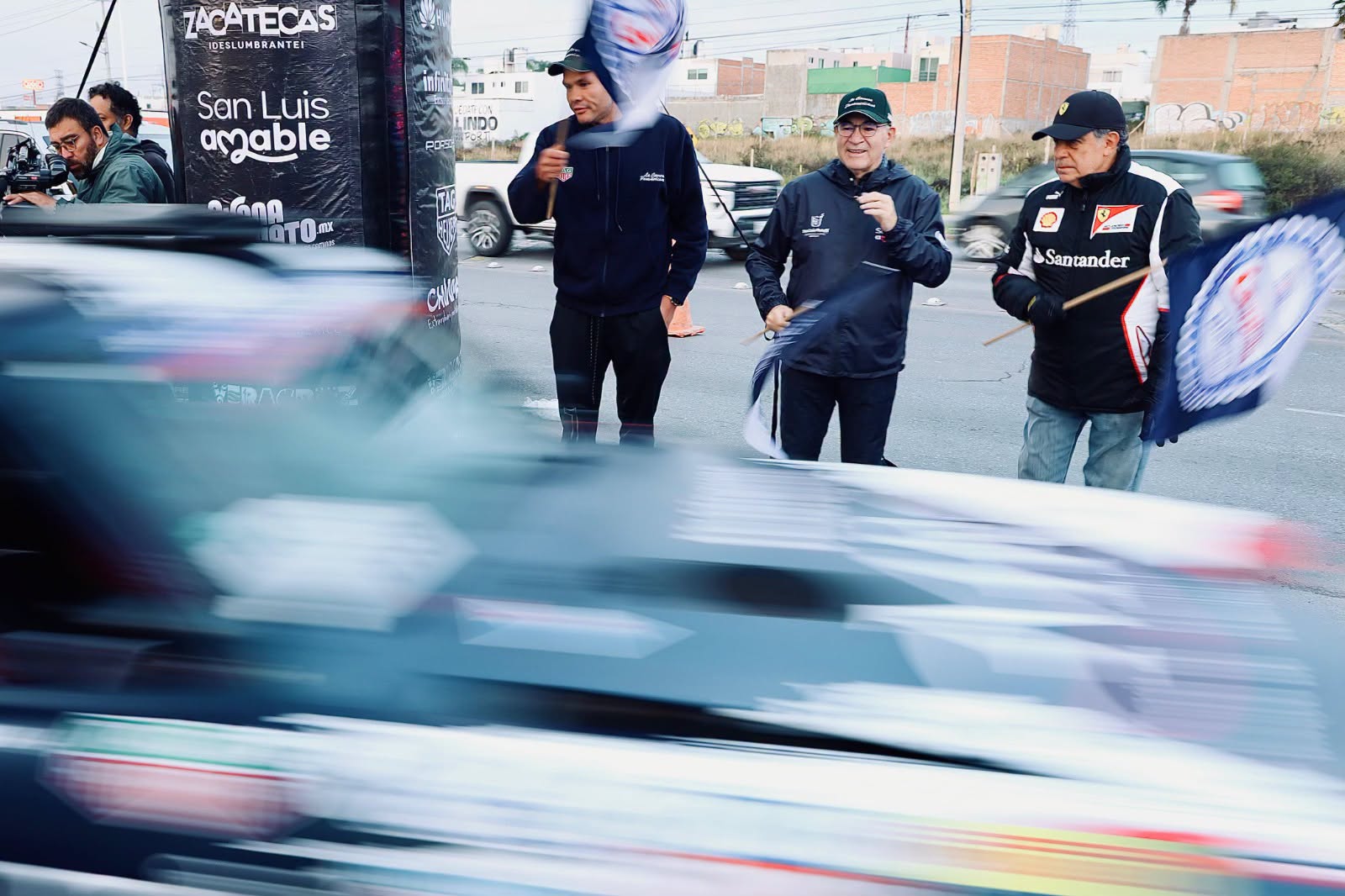 Alcalde Enrique Galindo da banderazo de salida a la Carrera Panamericana 2026