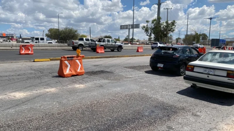 Avanza construcción del puente superior vehicular Jacobo Payán; se reduce carril en Salvador Nava