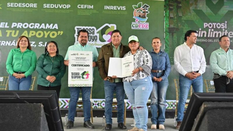 5 MIL LOTES, 3 MIL BECAS Y MÁS METRO PARA LOS POTOSINOS