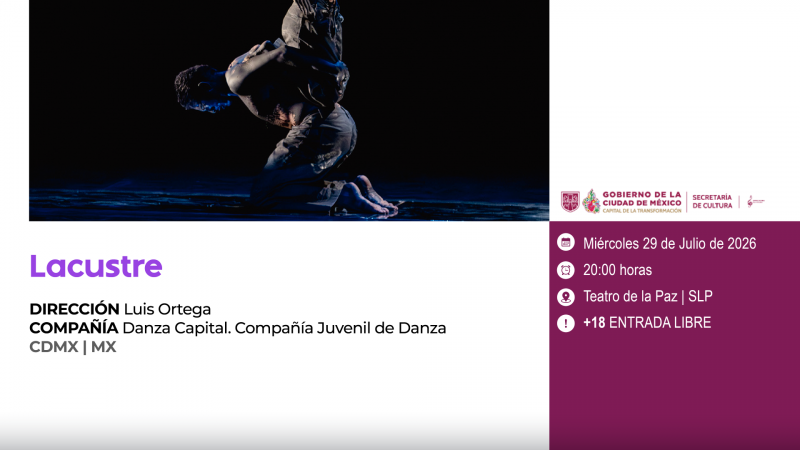 DANZA INTERNACIONAL Y TALENTO JUVENIL LLEGAN ESTE MIÉRCOLES AL FESTIVAL LILA LÓPEZ
