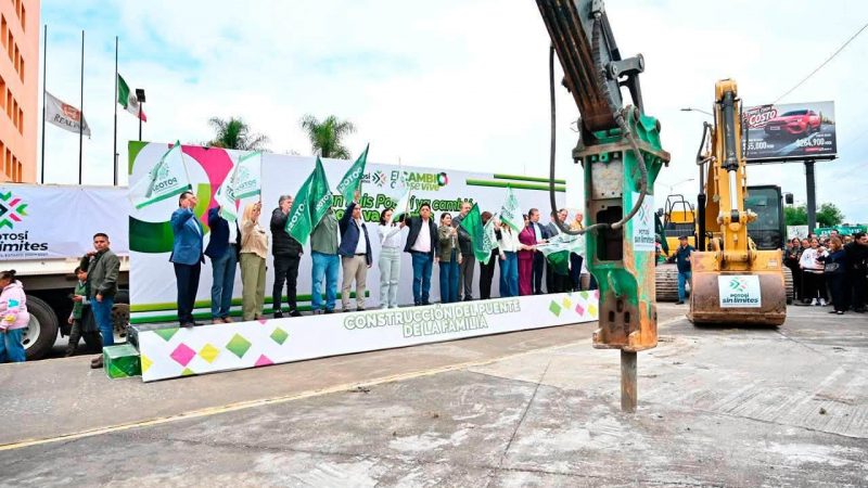 ARRANCA LA CONSTRUCCIÓN DEL PUENTE DE LA FAMILIA