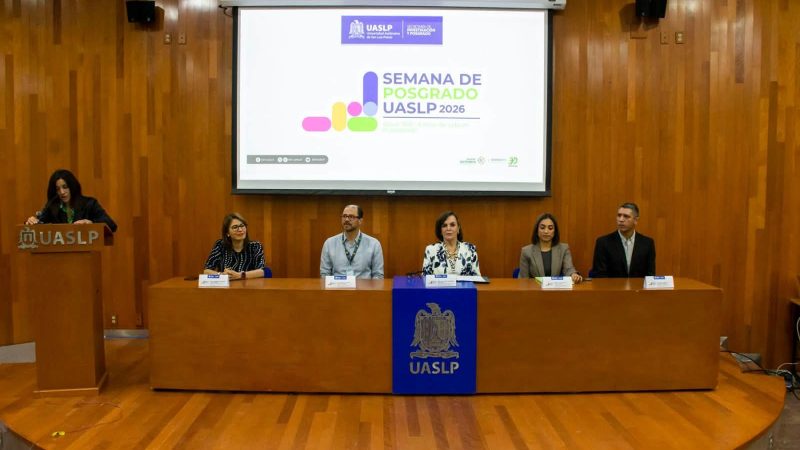 UASLP prioriza la salud y el bienestar físico y mental de sus estudiantes, a través de la Semana de Posgrado 2026