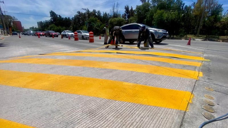 Gobierno de la Capital avanza en trabajos de seguridad vial y peatonal en avenida Chapultepec