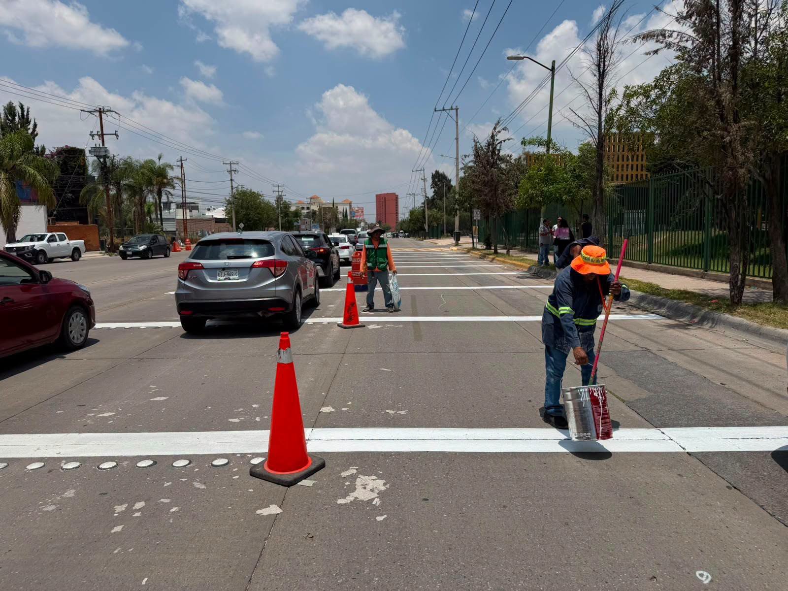 GOBIERNO DE LA CAPITAL DA CONTINUIDAD A OBRAS SE SEGURIDAD VIAL EN AV. CHAPULTEPEC