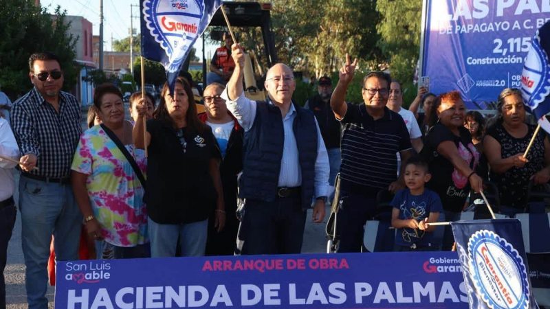 Galindo arranca obra vial, que vecinos esperaron por 30 años