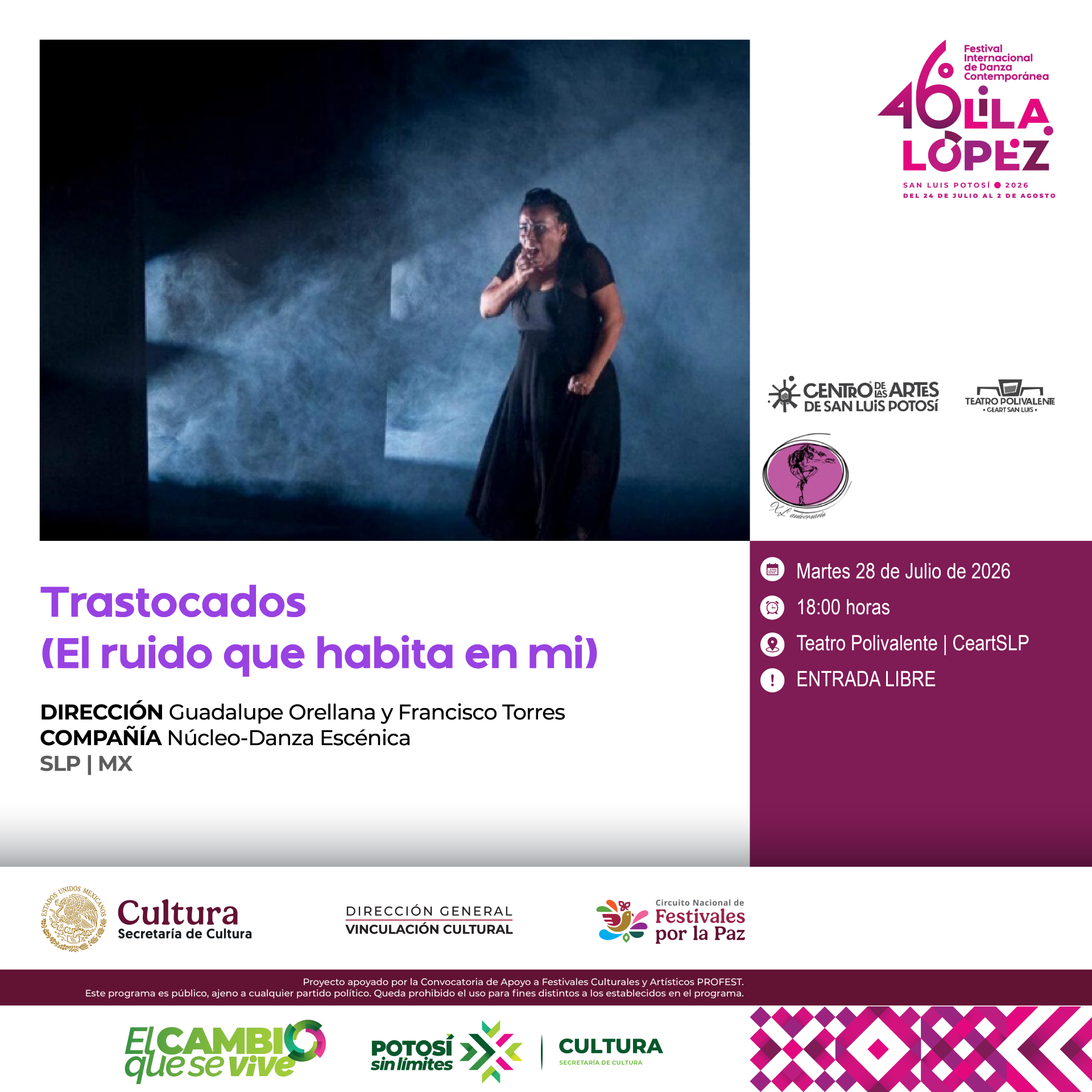 EL FESTIVAL LILA LÓPEZ CONTINÚA ESTE MARTES CON TRES PROPUESTAS ESCÉNICAS