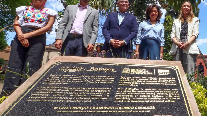 La ONU lo confirma: SLP entra al mapa mundial de las ciudades literarias