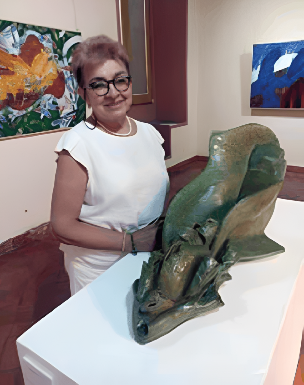 EXPO ORIGEN de Rosario Guillermo En la Caja Real invita la UASLP a ver la muestra de la artista