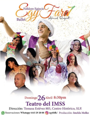 Imelda Molko presenta EgyFara7, pura danza egipcia