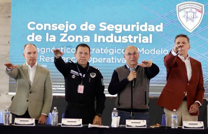 Enrique Galindo consolida alianza con los industriales por la seguridad de la Zona Industrial
