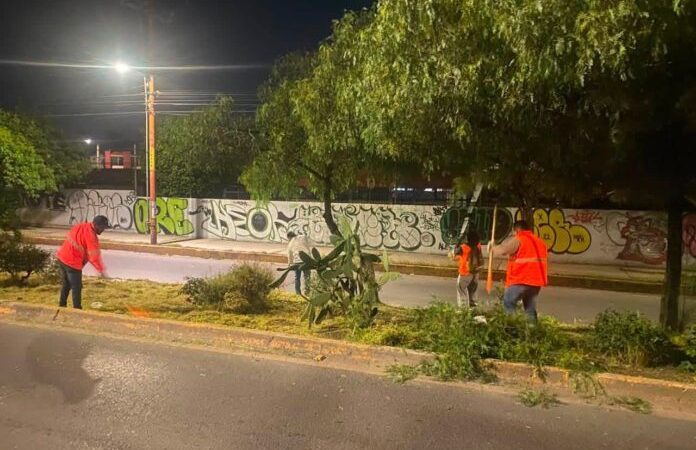 Ayuntamiento de SLP intensifica acciones nocturnas de limpieza integral