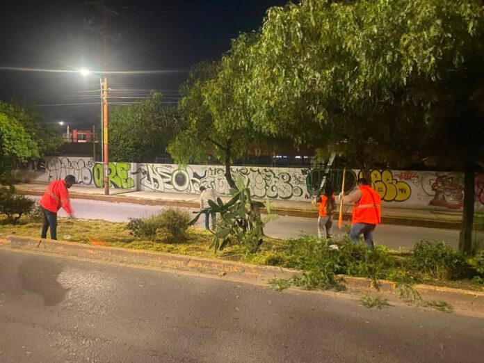 Ayuntamiento de SLP intensifica acciones nocturnas de limpieza integral