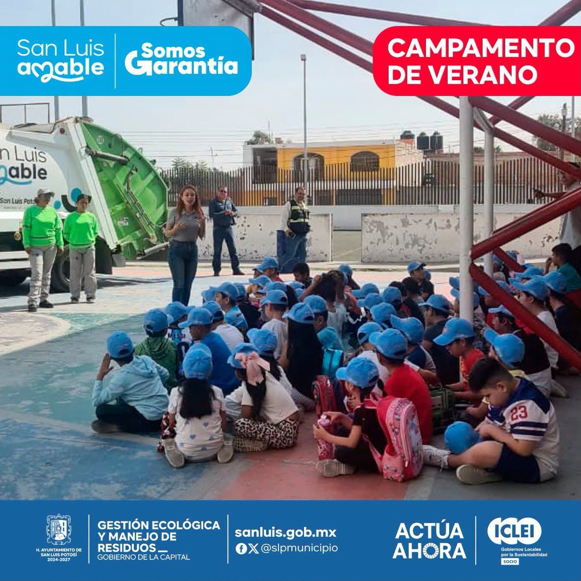 Promueven cultura ambiental entre participantes del Campamento de Verano