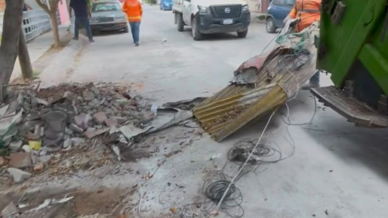 Con operación descacharrización, ayuntamiento de SLP mejora el entorno de El Rosedal