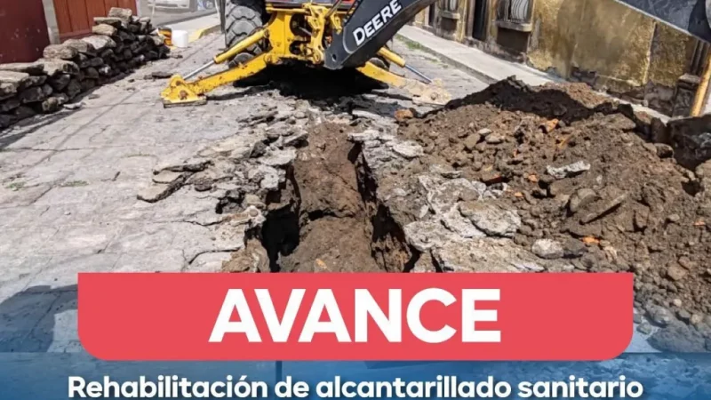 En su fase final, rehabilitación sanitaria de Interapas en la colonia Azteca Norte