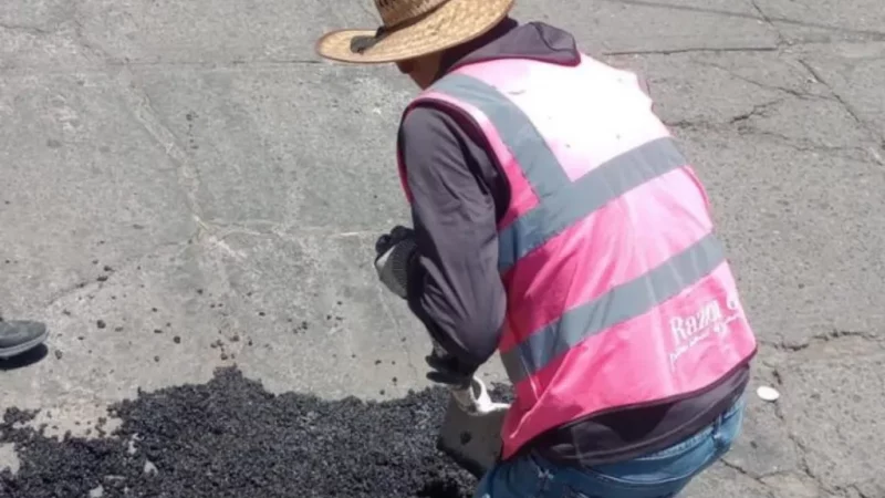 Gobierno de la Capital mejora la movilidad en el Centro Histórico con acciones de bacheo