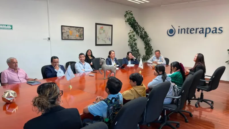 Interapas fortalece la participación de la niñez con la visita del Cabildo Infantil