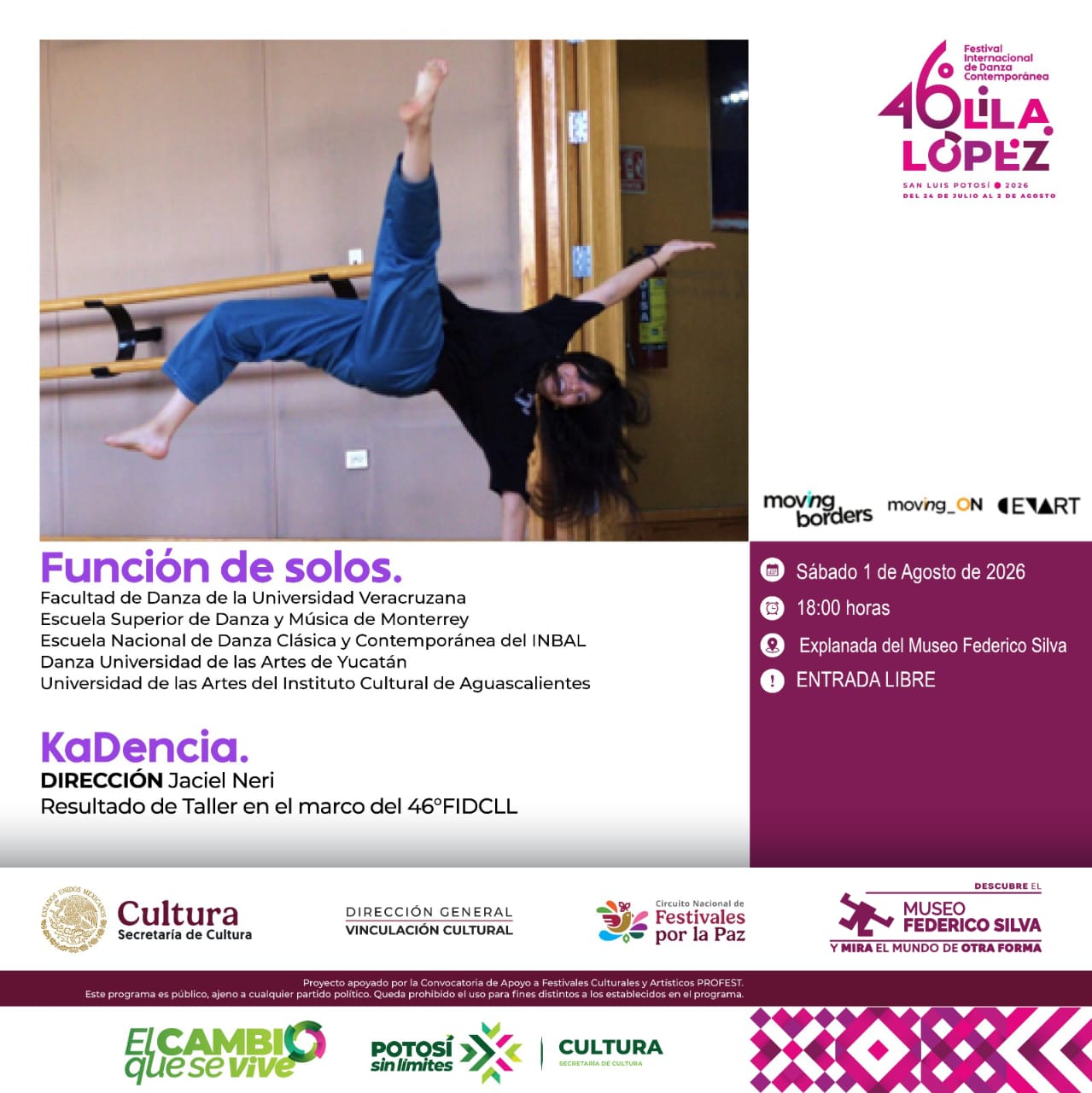 EL  FESTIVAL LILA LÓPEZ TOMARÁ LA EXPLANADA DEL MUSEO FEDERICO SILVA