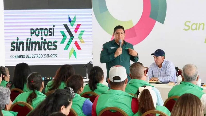 RICARDO GALLARDO AMPLIARÁ LOS APOYOS SOCIALES PARA LAGUNILLAS Y SAN NICOLÁS TOLENTINO