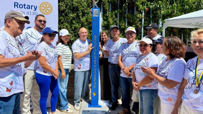 Enrique Galindo se suma con Rotary International a la promoción de la paz