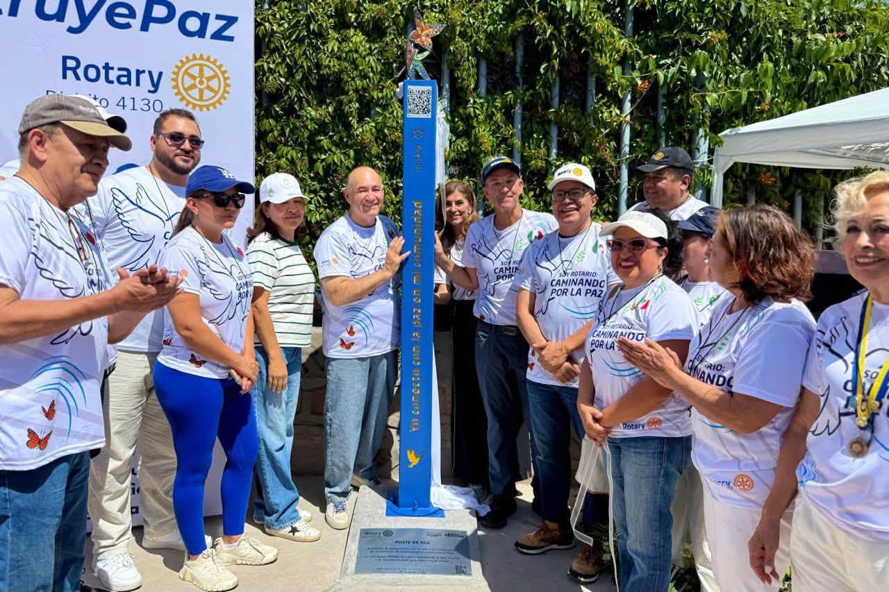 Enrique Galindo se suma con Rotary International a la promoción de la paz