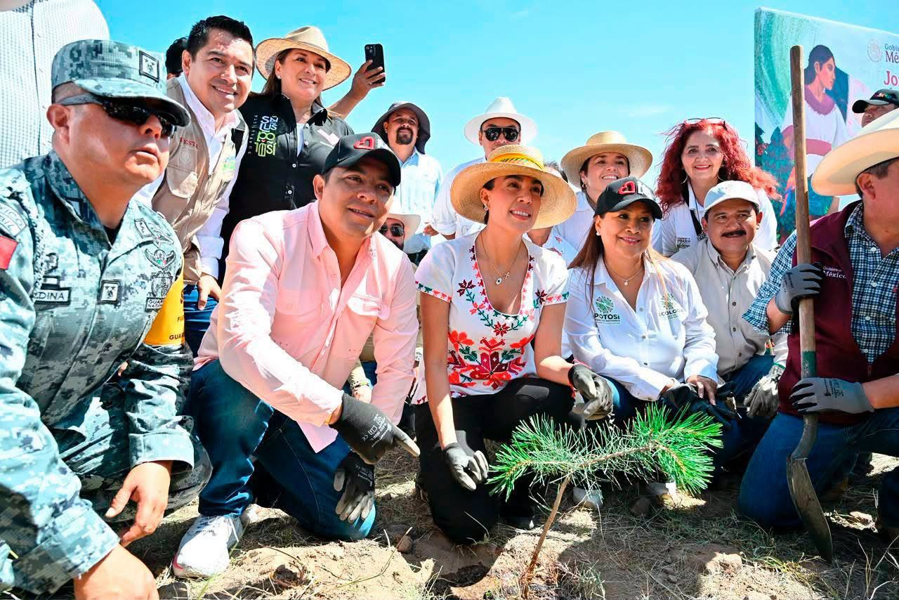 GOBERNADOR RICARDO GALLARDO CONSOLIDA REFORESTACIÓN Y PROTECCIÓN AMBIENTAL EN SLP