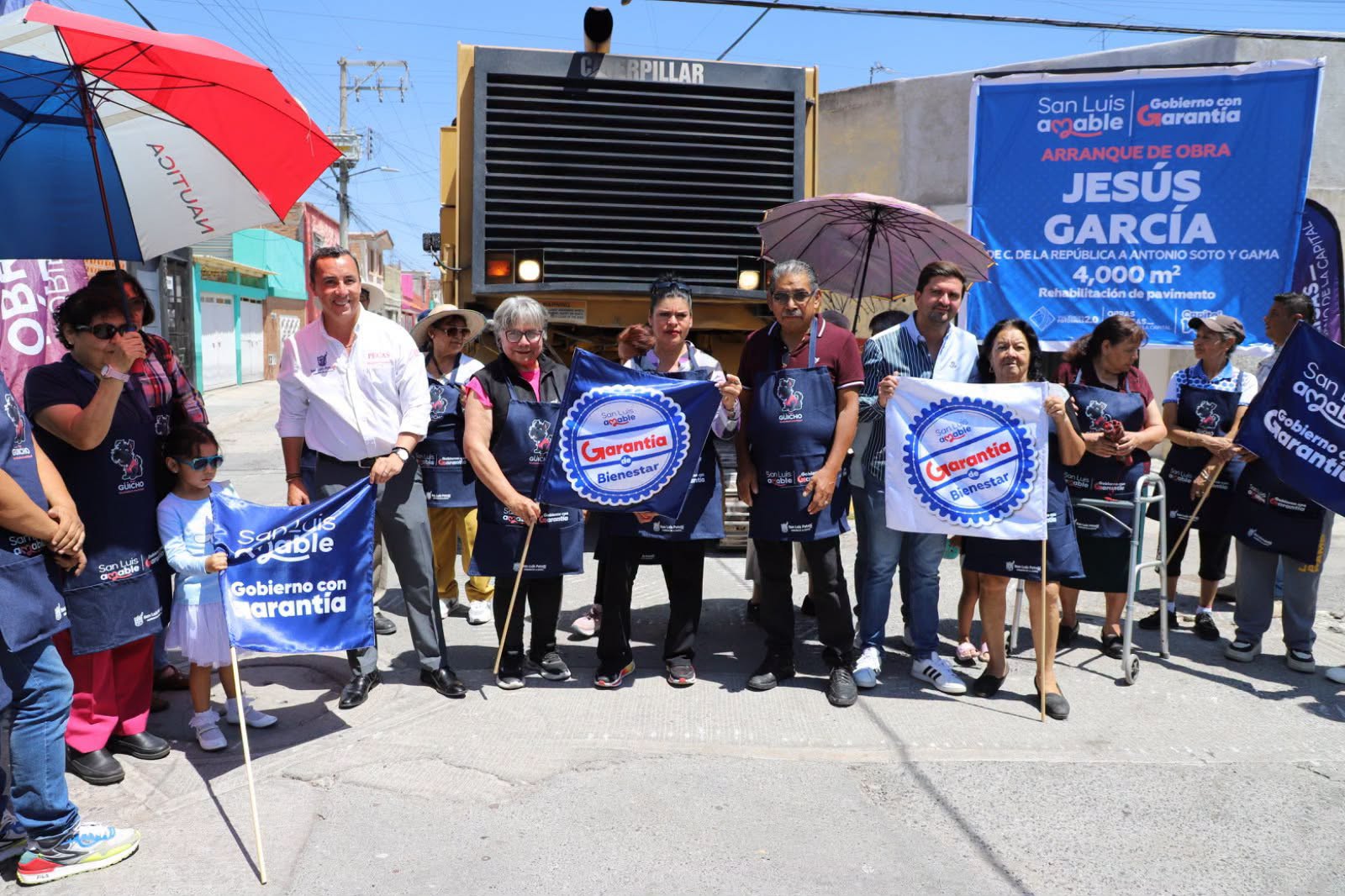 Gobierno de la Capital inicia rehabilitación de la calle Jesús García para mejorar la movilidad en la colonia Guadalupe