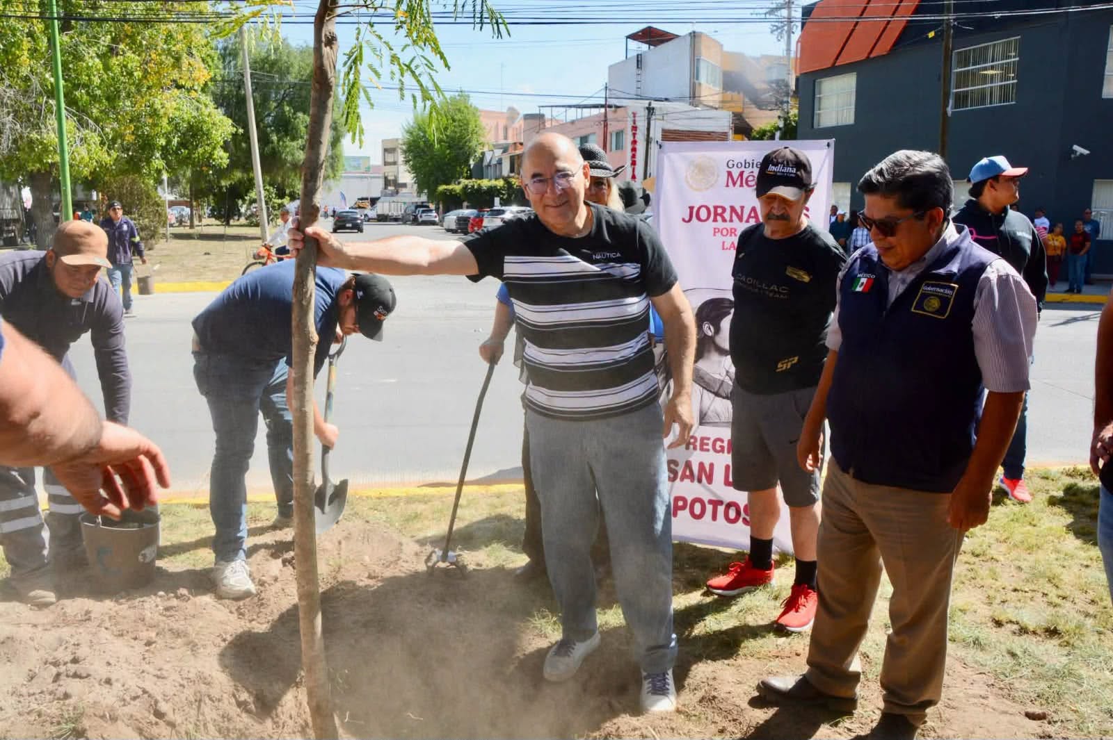 San Luis Capital participa en jornada nacional de reforestación del Gobierno de México