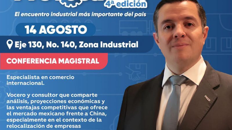 En la Feria de Proveeduría del Gobierno de la Capital se analizarán las oportunidades de México frente a China
