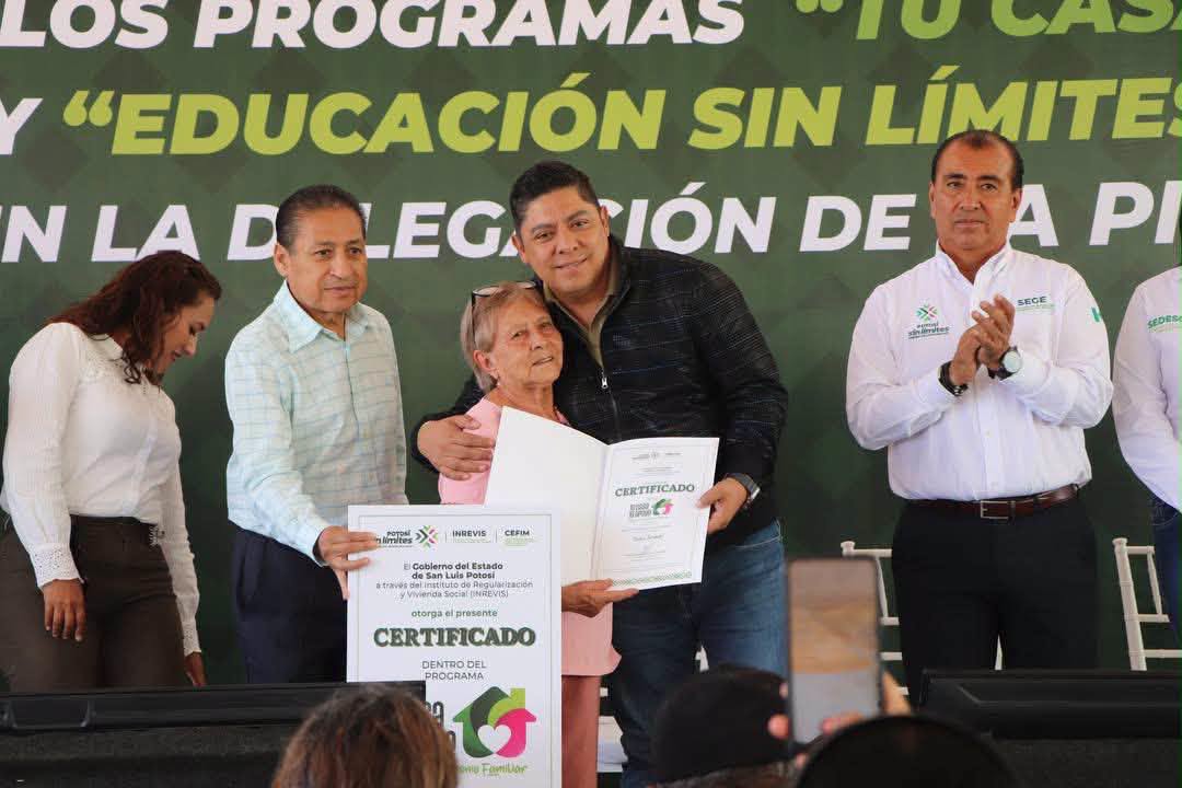EL GOBERNADOR RICARDO GALLARDO ENTREGARÁ 5 MIL LOTES MÁS CON “TU CASA TU APOYO”