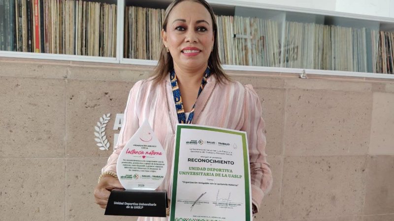 UASLP refrenda, por segundo año, su reconocimiento como Organización Amigable con la Lactancia Materna.