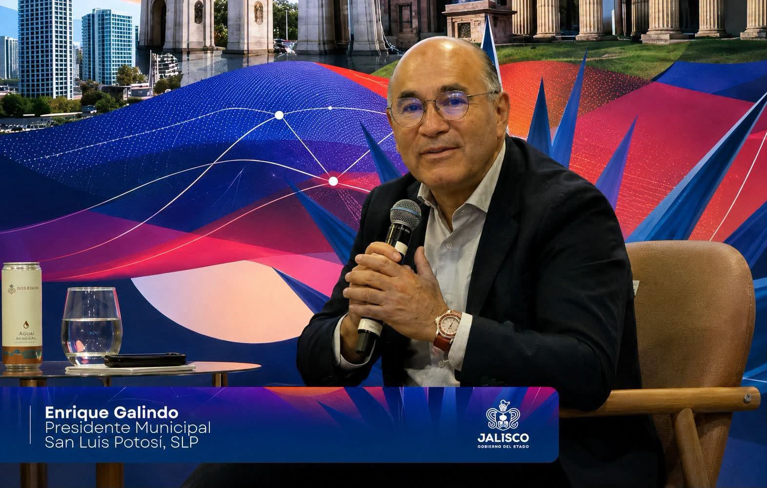 Enrique Galindo comparte modelo de participación ciudadana de San Luis Capital en Congreso Nacional de Innovación