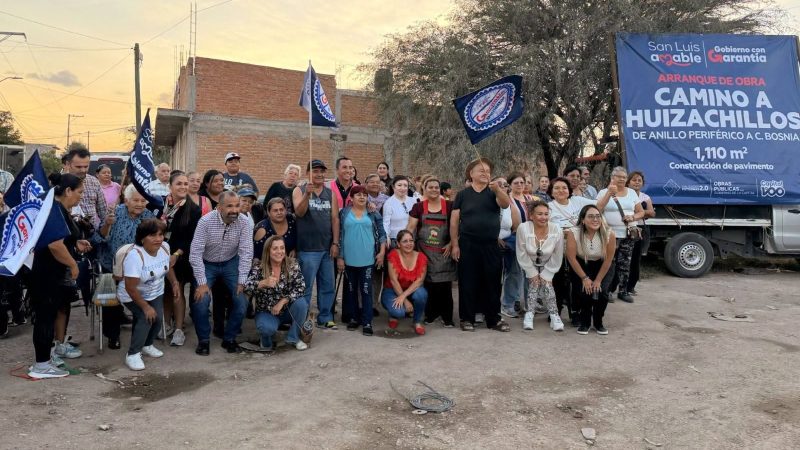 El Gobierno de la Capital arranca rehabilitación de Camino a Huizachillos, conexión estratégica al Periférico Norte